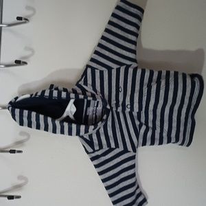 Hooded cardigan jacket with pockets